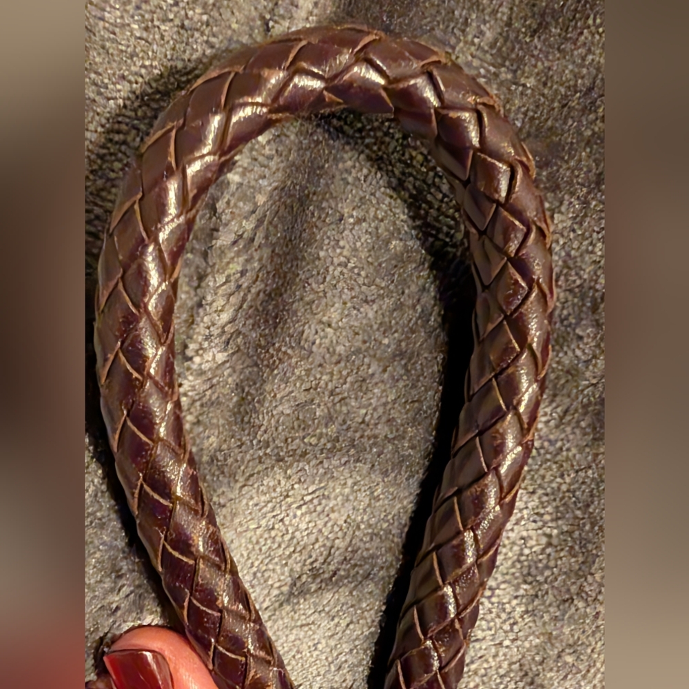 Brighton Chic Leather Shoulder Bag With Heart Charm And Braided Steap Excellent! - Picture 12 of 14